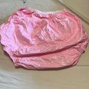 Medium Omutsu Christy Plastic Pants, Adult, Pink ABDL